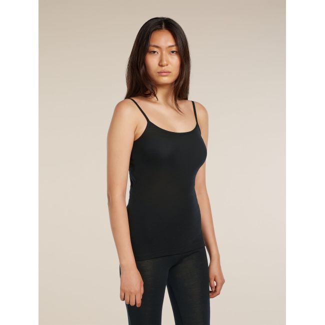 Maiou Merino Icebreaker 175 Everyday Cami - negru Black