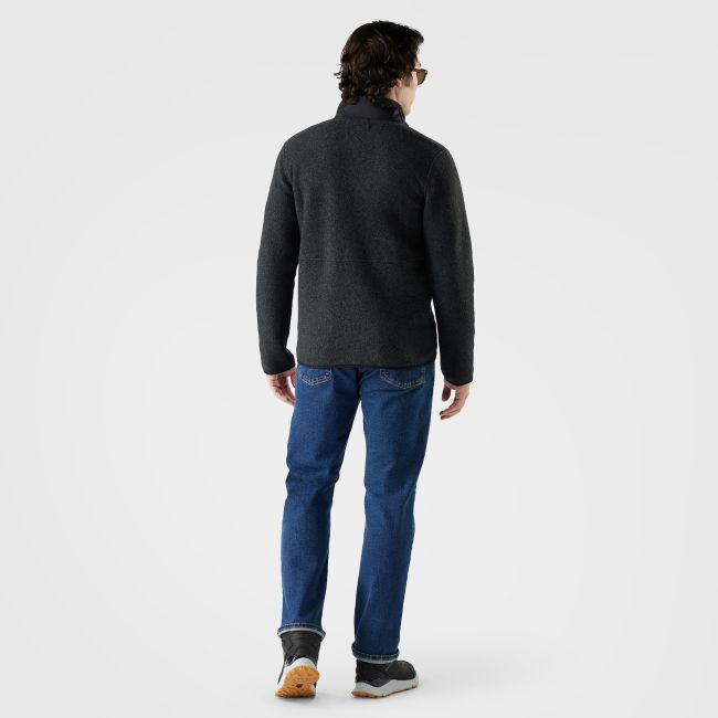 Jachetă fleece Smartwool Second Cut - gri Charcoal | fit regular