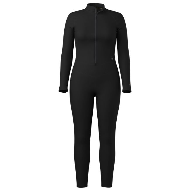 Base layer Merino Smartwool Classic Thermal One Piece - negru, mărime M