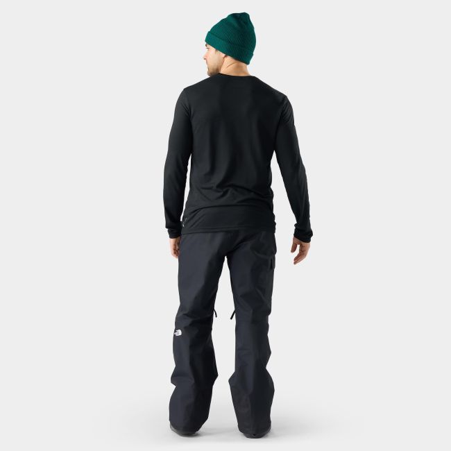 Tricou Merino mânecă lungă Smartwool First Chair Pursuit - negru