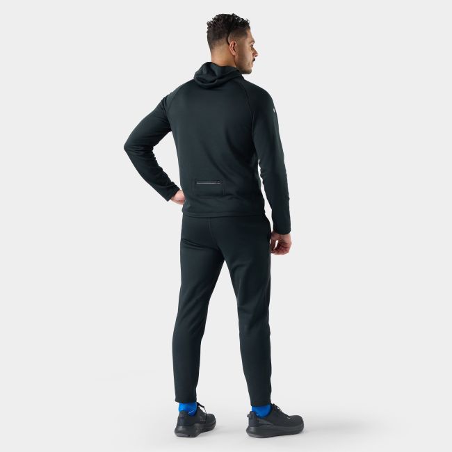 Hanorac Merino Smartwool Active Fleece Wind Hoodie - bleumarin Nightfall/Deep Navy