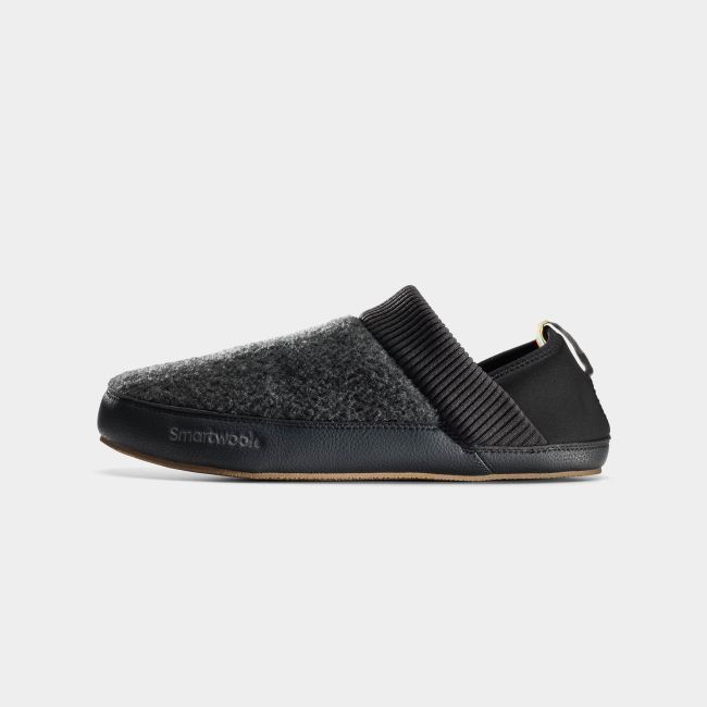 Papuci de casă Smartwool Cabin Mule - gri Charcoal | Merino