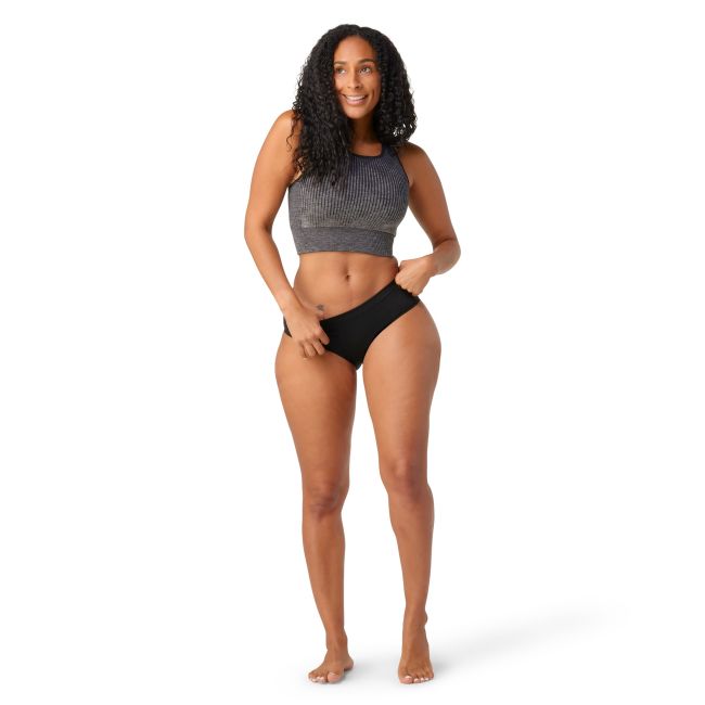 Chilot Merino Smartwool Intraknit Hipster - negru | seamless