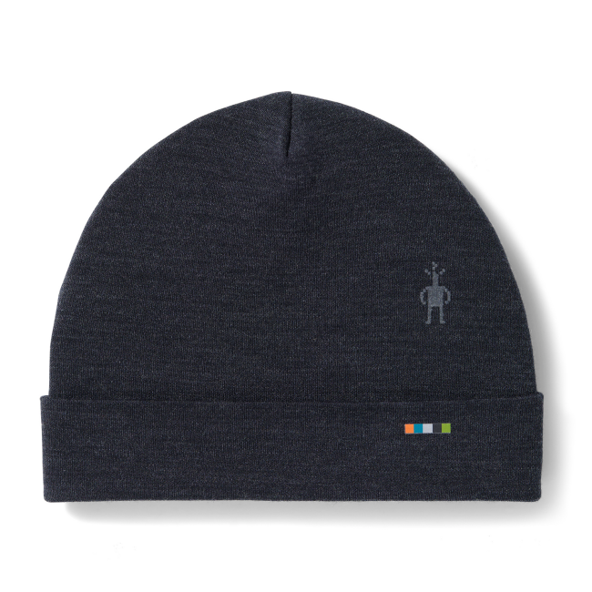 Căciulă Merino Smartwool Thermal Reversible Beanie - gri Charcoal | reversibilă