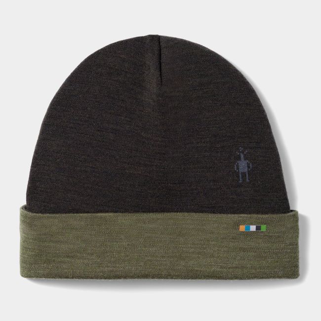 Căciulă Merino Smartwool Thermal Reversible Beanie - verde North Woods Heather