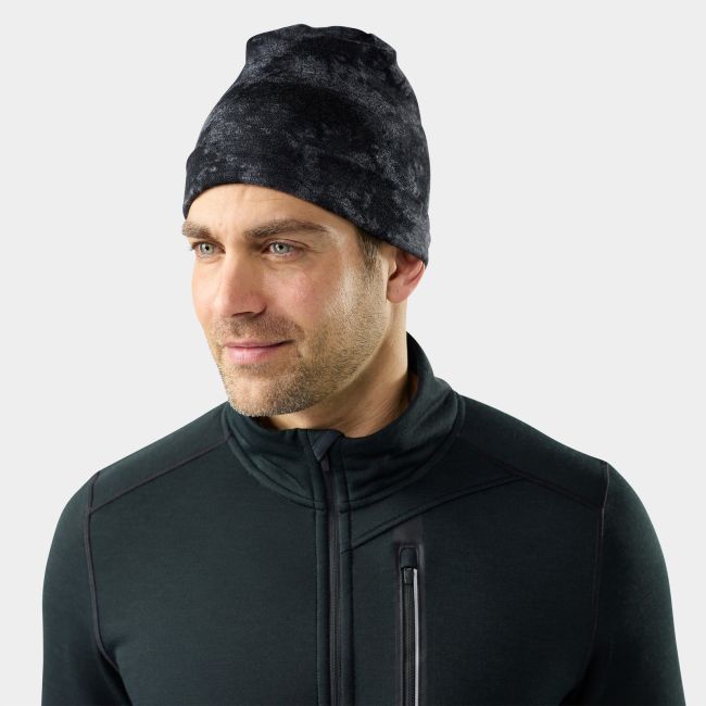 Căciulă Merino Smartwool Thermal Reversible Beanie - negru Tie Dye