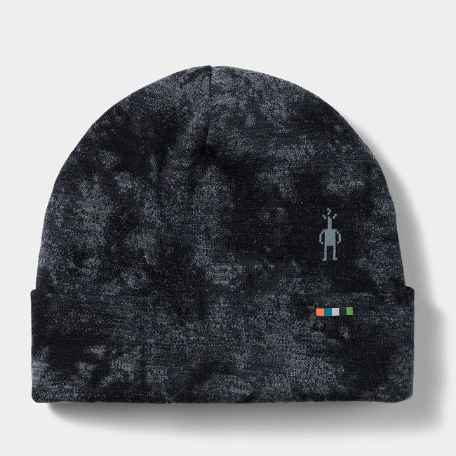 Căciulă Merino Smartwool Thermal Reversible Beanie - negru Tie Dye