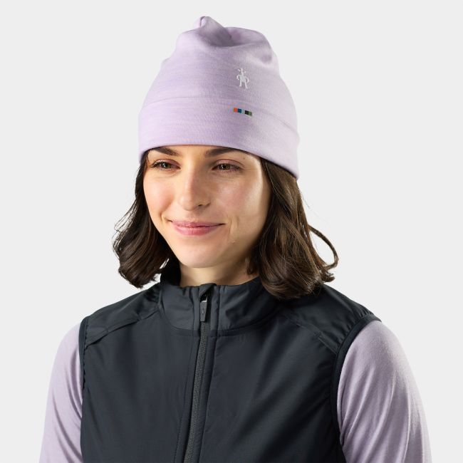 Căciulă Merino Smartwool Thermal Beanie - mov Lavender Sky Heather