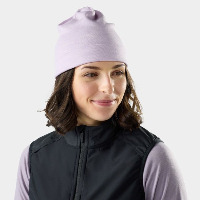 Căciulă Merino Smartwool Thermal Beanie - mov Lavender Sky Heather