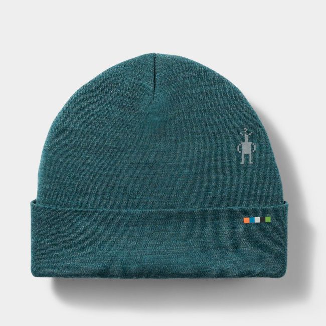 Căciulă Merino Smartwool Beanie - verde petrol Dark Teal Heather