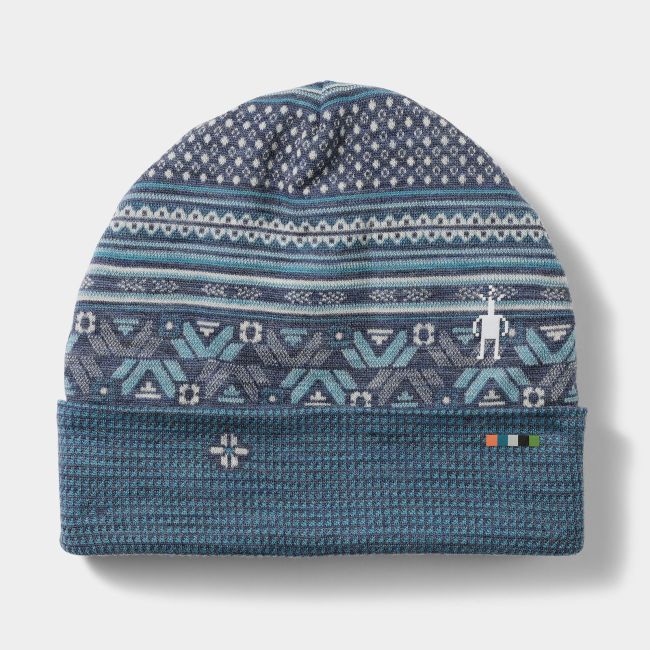 Căciulă Merino Smartwool Thermal Reversible Beanie - model Nightfall Fair Isle Fun