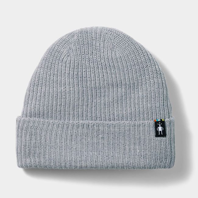 Căciulă Merino Smartwool Beanie - gri deschis Light Gray Heather