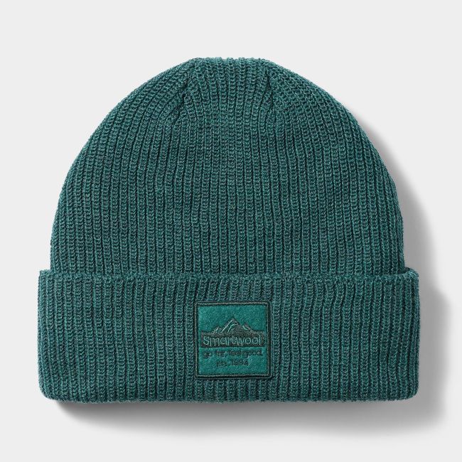 Căciulă Merino Smartwool Patch Beanie - verde Dusty Teal Heather
