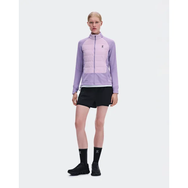 Jachetă hibridă On Weather Hybrid Jacket W - mov Mallow | Foxglove