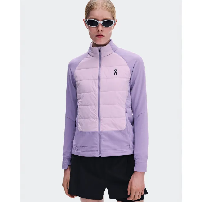 Jachetă hibridă On Weather Hybrid Jacket W - mov Mallow | Foxglove