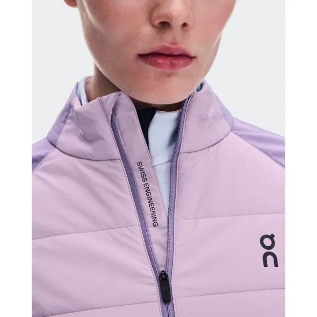 Jachetă hibridă On Weather Hybrid Jacket W - mov Mallow | Foxglove