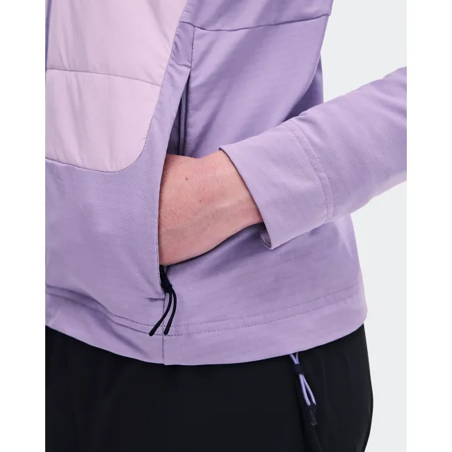 Jachetă hibridă On Weather Hybrid Jacket W - mov Mallow | Foxglove