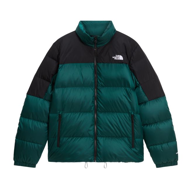 Geacă de puf The North Face Diablo Down 2.0 Jacket pentru bărbați - verde petrol Pacific Teal Black Heather | Black | puf reciclat 700