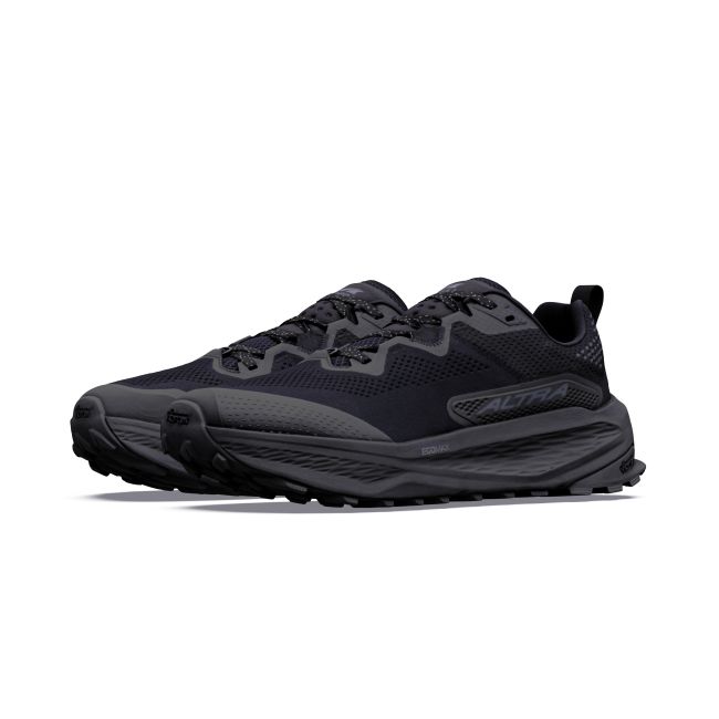 Pantofi alergare trail Altra Olympus 7 pentru bărbați - negru Black | Black | Dark Shadow | talpă Vibram Megagrip