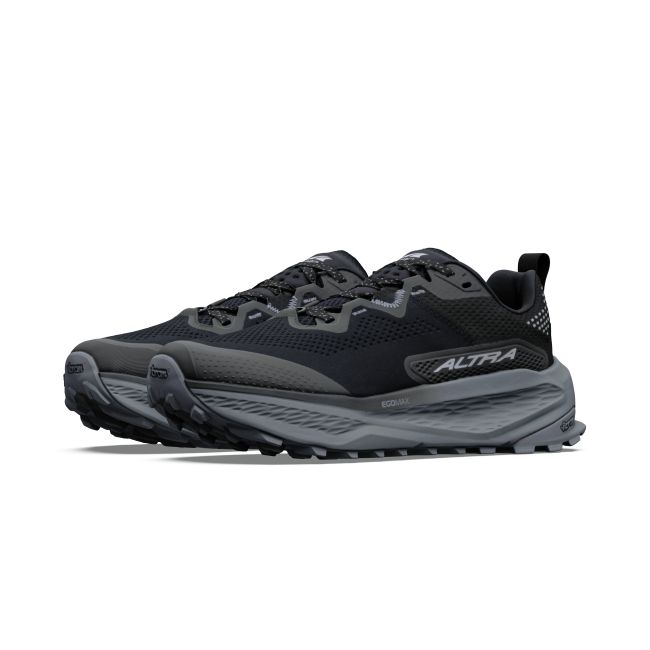 Pantofi alergare trail Altra Olympus 7 pentru damă - negru Black | Silver | Castlerock | talpă Vibram Megagrip