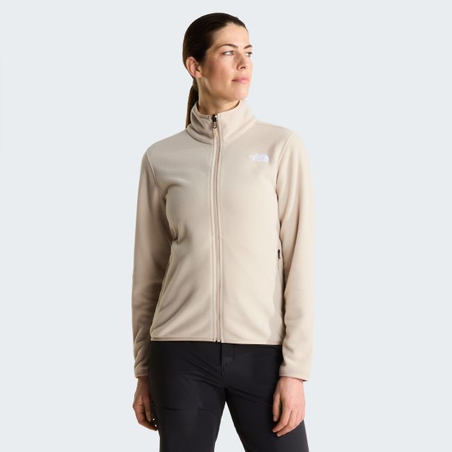 Bluză polar The North Face Glacier pentru damă - bej Timeless Taupe | poliester 100% reciclat