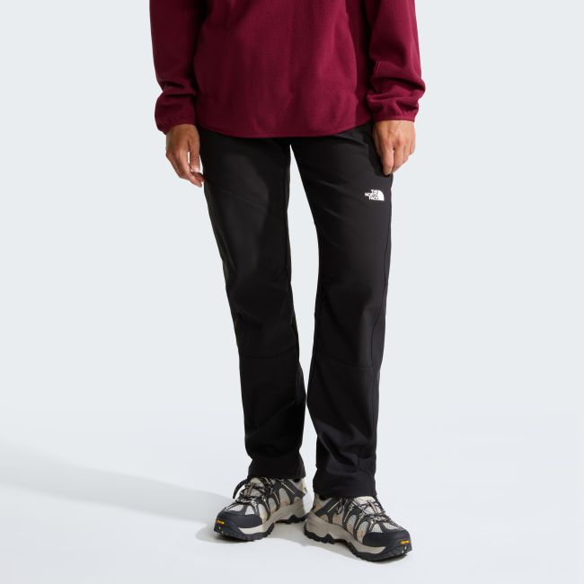 Pantaloni The North Face Diablo Regular Straight pentru damă - negru Black | anti-vânt WindWall™