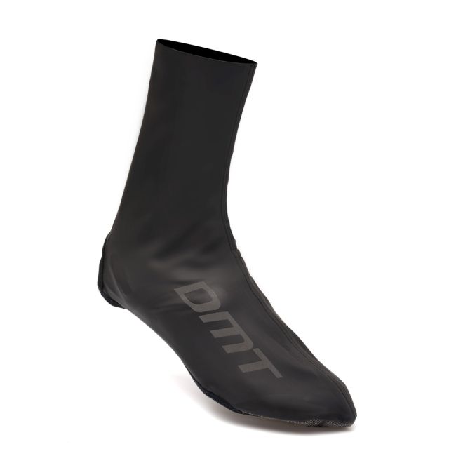 Huse pantofi ciclism DMT Rain Race Over - negru/negru reflectorizant