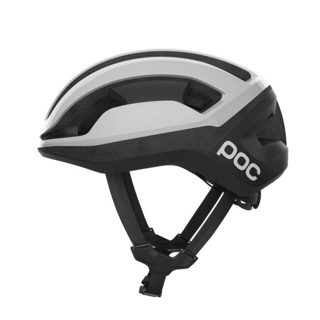 Cască ciclism șosea POC Omne Lite - Hydrogen White/Uranium Black Matt