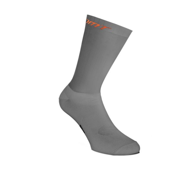 Huse pantofi ciclism DMT Aero Race Sock - gri/portocaliu