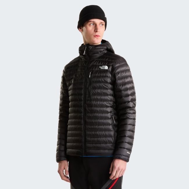 Geacă de puf The North Face Bettaforca LT Down Hoodie pentru bărbați - negru Black | Smoked Pearl | Windwall, nailon reciclat