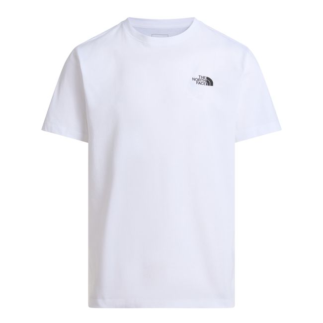 Tricou The North Face Mountain Sketch Regular Graphic pentru bărbați - alb White | bumbac și poliester