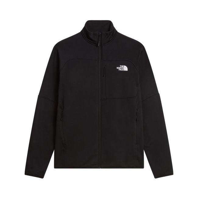 Polar The North Face Polartec Power Stretch Meteora Full Zip pentru bărbați - negru Black | Polartec Power Stretch