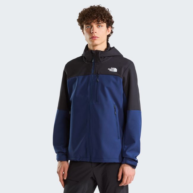 Geacă softshell The North Face Diablo Detachable Hood pentru bărbați - bleumarin Summit Navy | Black | Windwall, glugă detașabilă
