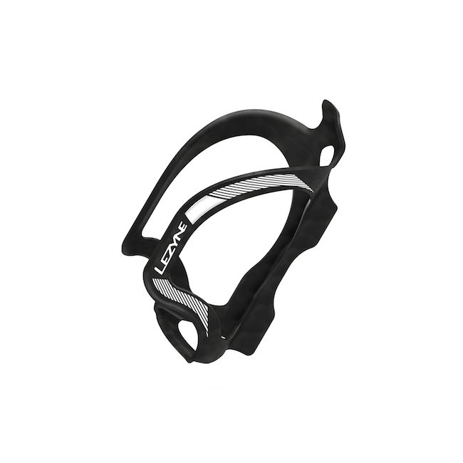Suport bidon Lezyne Road Drive Cage Carbon Enhanced UD Carbon - Alb