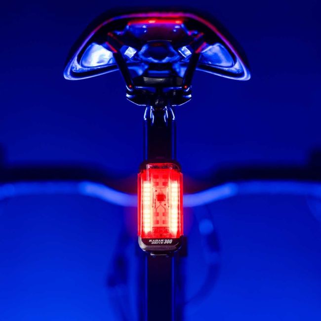 Lumină spate Lezyne Radar Drive Rear - Negru