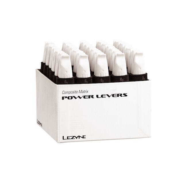 Levier anvelopă Lezyne Power Lever Box (30ks) - Alb