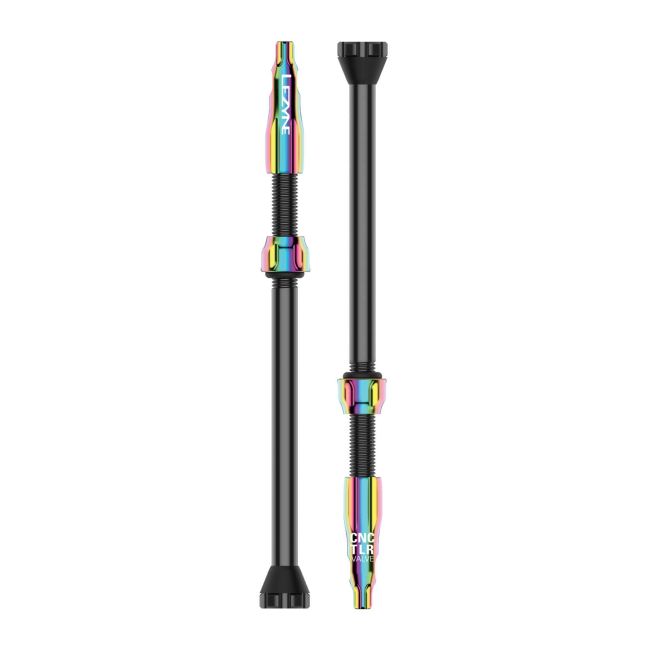 Valvă tubeless Lezyne CNC TLR Valve 80mm - metalic