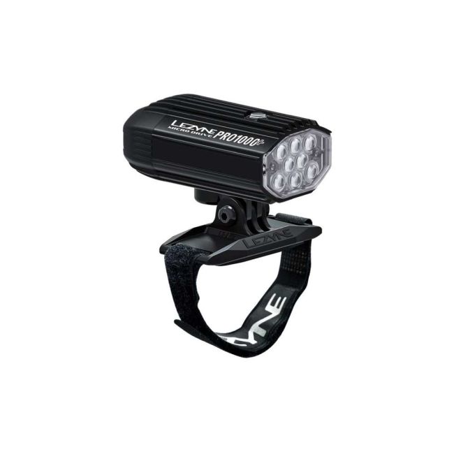Lumină cască Lezyne Helmet Micro Drive Pro 1000+ - Negru satinat
