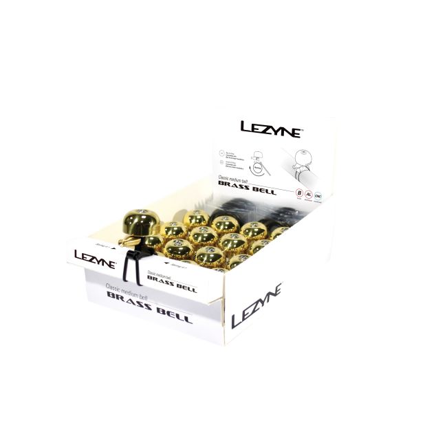 Sonerie Lezyne Classic Brass Bell - cutie - negru