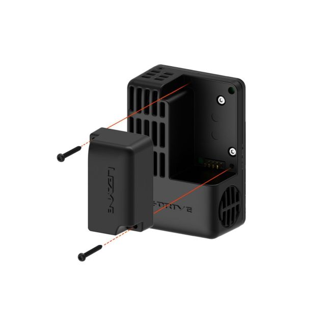 Pompă de mână Lezyne E Drive - Negru satinat