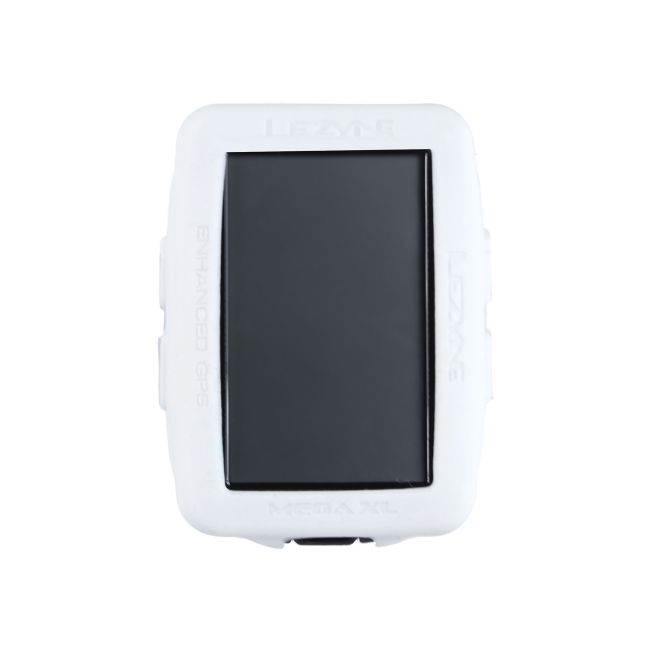 Husă ciclocomputer Lezyne Mega XL GPS Cover - Alb