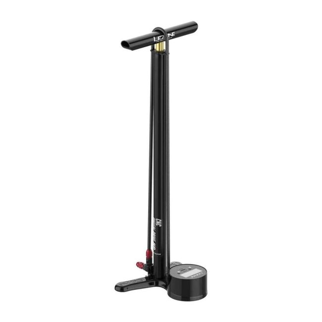 Pompă de podea Lezyne CNC Digital Drive 3.5 - negru satinat