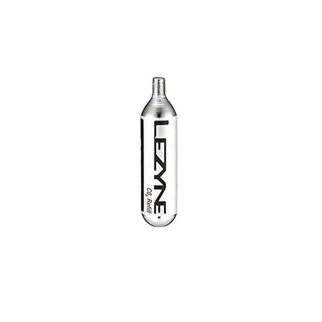 Cartușe CO2 Lezyne 25g - cutie bulk 180 bucăți, logo personalizat - argintiu