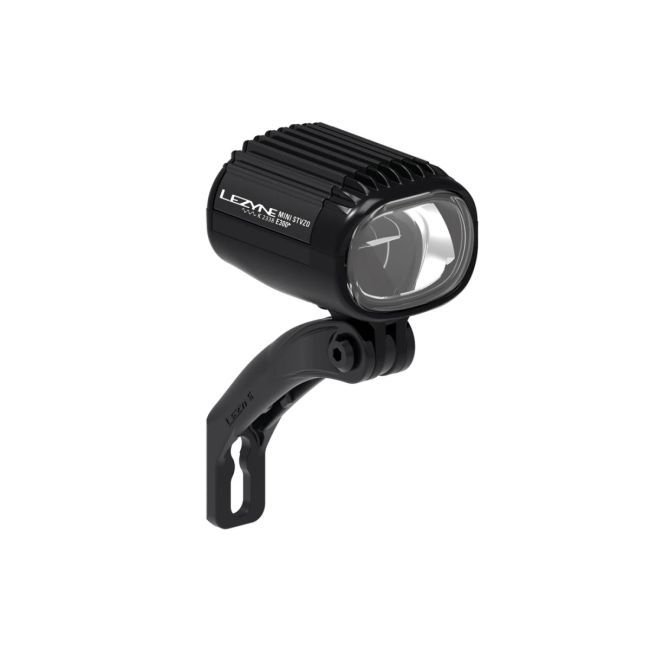Lumină față Lezyne E-Bike Mini StVZO E300+ Front - Negru mat