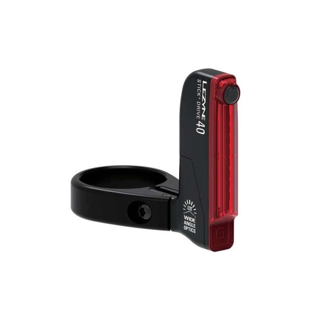 Lumină spate Lezyne Stick+ Drive SC Rear - Negru