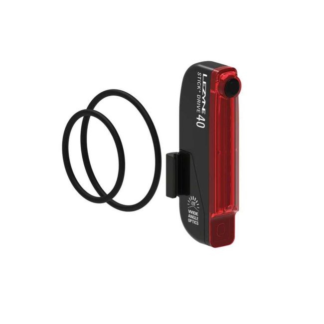 Lumină spate Lezyne Stick+ Drive Rear - Negru