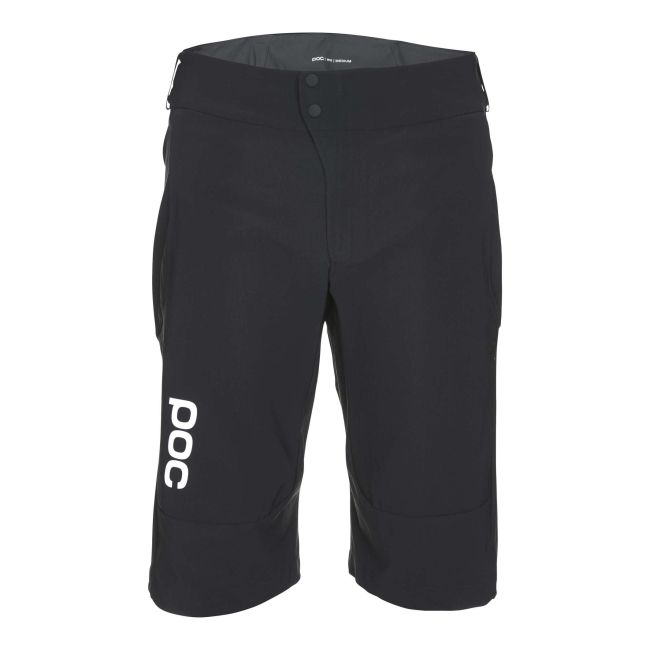 Pantaloni scurți ciclism MTB POC Essential MTB Shorts - Uranium Black