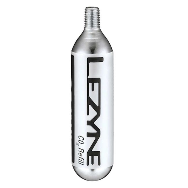 Cartușe CO2 Lezyne 25g - pachet 5 bucăți - argintiu