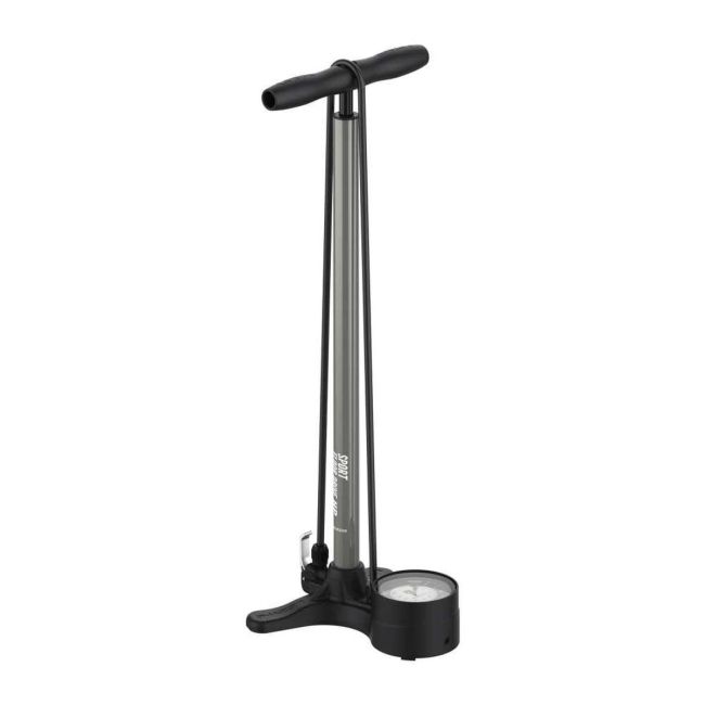 Pompă de podea Lezyne Sport Floor Drive 3.5 DV - Gri Mat
