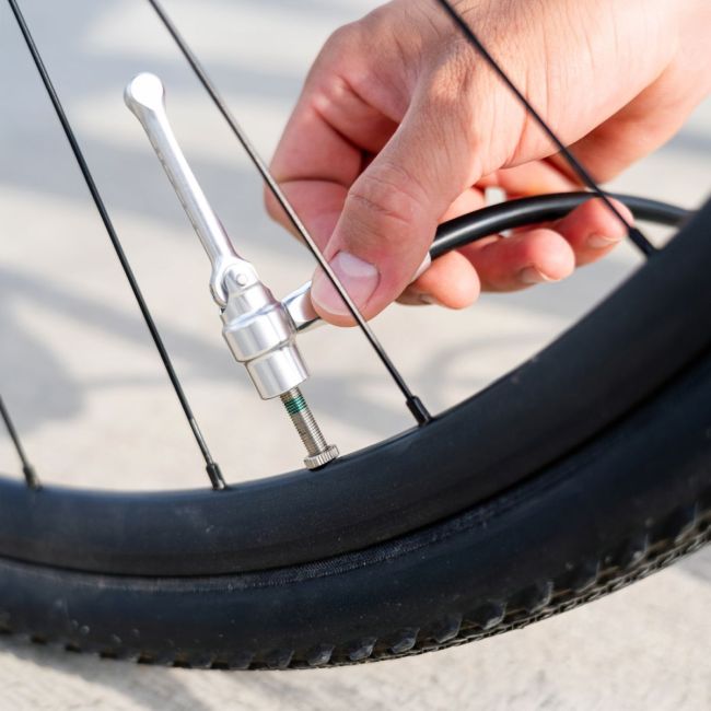 Pompă de podea Lezyne Alloy Floor Drive 3.5 - Presta Pro Chuck - argintiu lucios